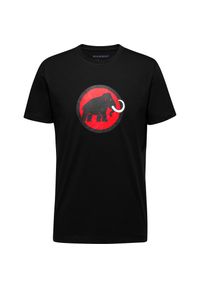 Koszulka bawełniana męska Mammut Core T-Shirt Classic. Kolor: wielokolorowy, czarny, szary. Materiał: bawełna