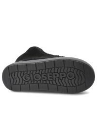 Hot Potatoes by Gioseppo - Czarne Śniegowce Gioseppo Ocieplane Obuwie Damskie. Kolor: czarny. Materiał: welur. Wzór: aplikacja. Sezon: zima #2
