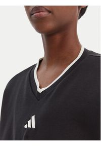 Adidas - adidas Bluza Stadium KC4980 Czarny Loose Fit. Kolor: czarny. Materiał: bawełna #4