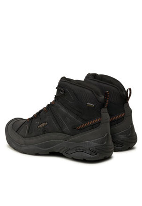 keen - Keen Trekkingi Circadia Mid Wp 1027841 Czarny. Kolor: czarny. Materiał: skóra. Sport: turystyka piesza