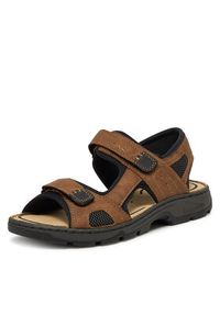 Rieker Sandały 26156-25 Brązowy. Kolor: brązowy. Materiał: syntetyk, materiał #6