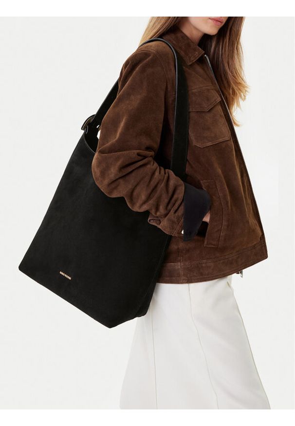 Gino Rossi Torebka EO-LAILA513-113-1 Czarny. Kolor: czarny. Materiał: skórzane, zamszowe