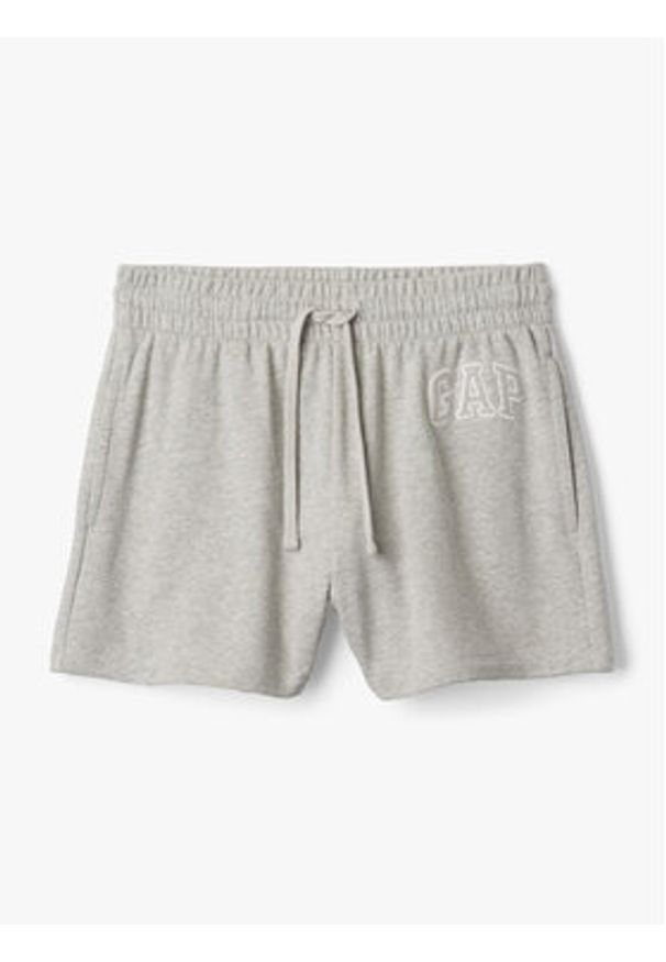 GAP - Gap Szorty sportowe 870535-00 Szary Regular Fit. Kolor: szary. Materiał: bawełna