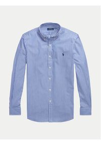 Polo Ralph Lauren Koszula 710928254008 Niebieski Slim Fit. Typ kołnierza: polo. Kolor: niebieski. Materiał: bawełna #5