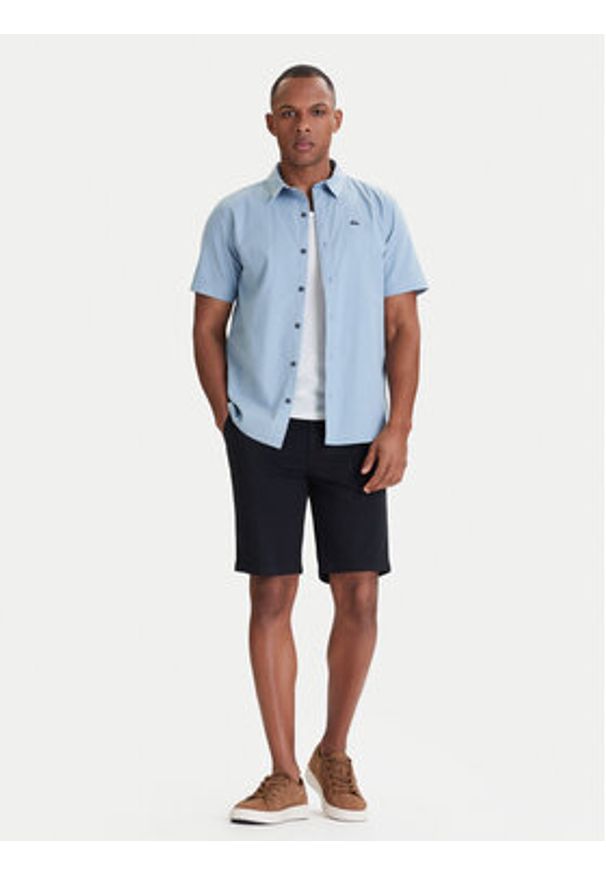 Quiksilver Szorty materiałowe Union Straight 20" EQYWS03916 Czarny Regular Fit. Kolor: czarny. Materiał: bawełna