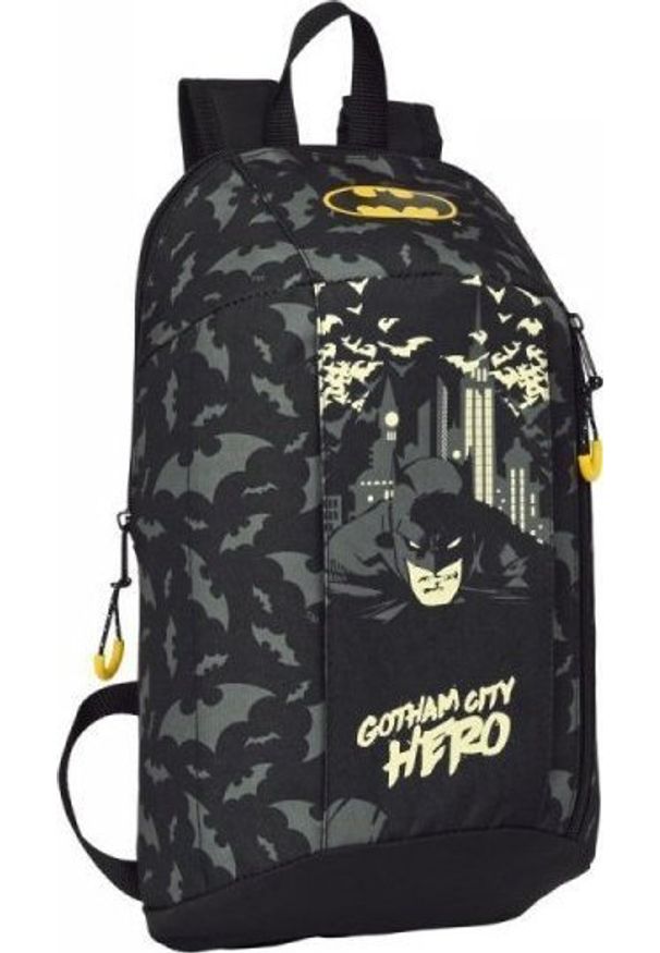 Batman Plecak Batman Hero Czarny (22 x 39 x 10 cm). Kolor: czarny. Wzór: motyw z bajki