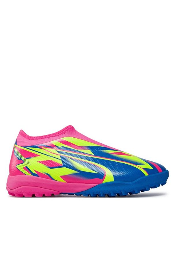 Puma Buty do piłki nożnej Ultra Match LL Energy TT + Mid Jr Lumino 107556 01 Różowy. Kolor: różowy. Materiał: skóra