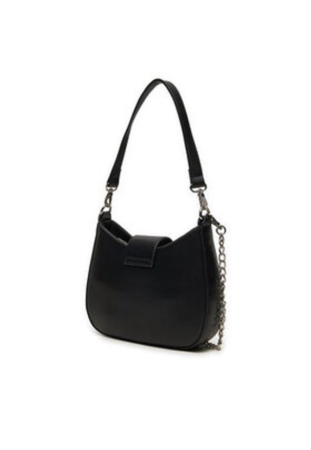 VALENTINO - Valentino Torebka Divina VBS1R417G Czarny. Kolor: czarny. Materiał: skórzane