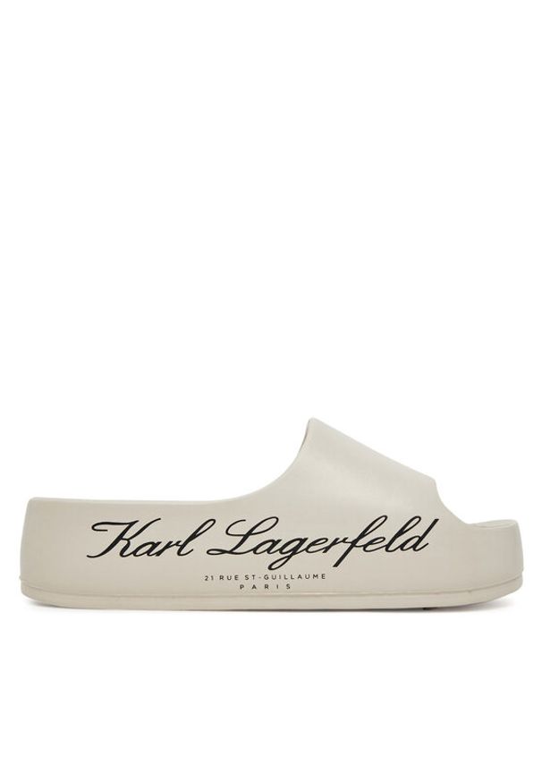 Karl Lagerfeld - KARL LAGERFELD Klapki Kobo II KL86000 Biały. Kolor: biały