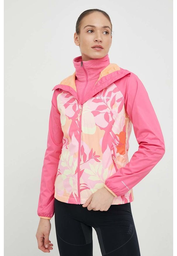 columbia - Columbia kurtka przeciwdeszczowa Ulica Jacket damska kolor fioletowy przejściowa 1718001-031. Kolor: fioletowy. Styl: street