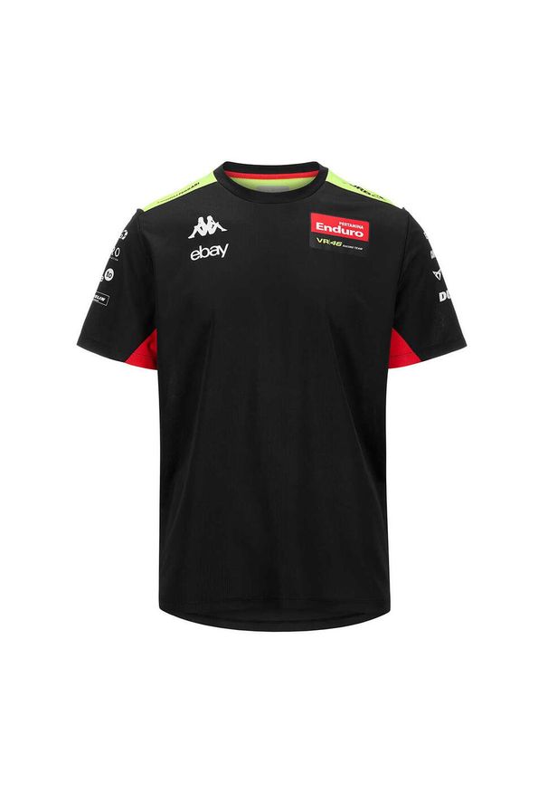 Koszulka Kappa Amirymone VR46. Kolor: żółty, czerwony, czarny, wielokolorowy. Sport: kolarstwo