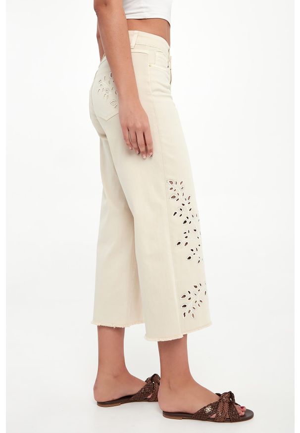 Joseph Ribkoff - Jeansy damskie ażurowe JOSEPH RIBKOFF JEANS. Wzór: ażurowy