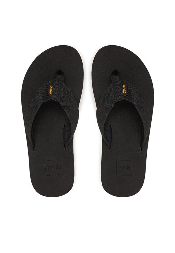 Teva Japonki Mush II 4168 Czarny. Kolor: czarny. Materiał: materiał