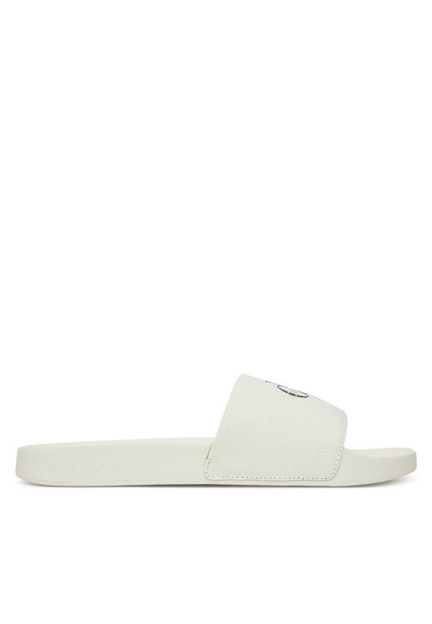Klapki Calvin Klein Jeans. Kolor: biały