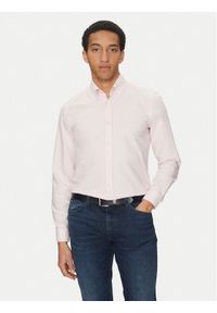 BOSS Koszula Rickert 50519707 Różowy Regular Fit. Kolor: różowy. Materiał: bawełna #1