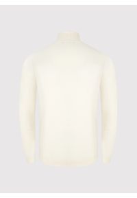 Pako Lorente - PAKO LORENTE – Biały gładki golf męski. Typ kołnierza: golf. Kolor: szary, beżowy, biały. Materiał: poliamid, bawełna, elastan. Wzór: gładki. Sezon: zima, jesień #5