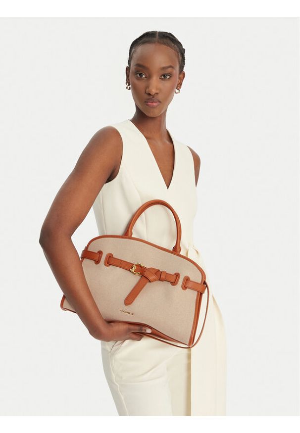 Coccinelle Torebka Ule Coccinellesabine E1 ULE 18 04 01 Beżowy. Kolor: beżowy. Styl: street