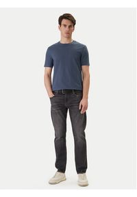 BOSS T-Shirt Tiburt 240 50452680 Niebieski Regular Fit. Kolor: niebieski. Materiał: bawełna #4