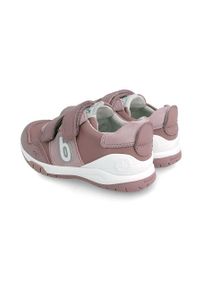 Biomecanics Buty dziecięce kolor różowy. Nosek buta: okrągły. Zapięcie: rzepy. Kolor: różowy. Materiał: skóra, materiał #3