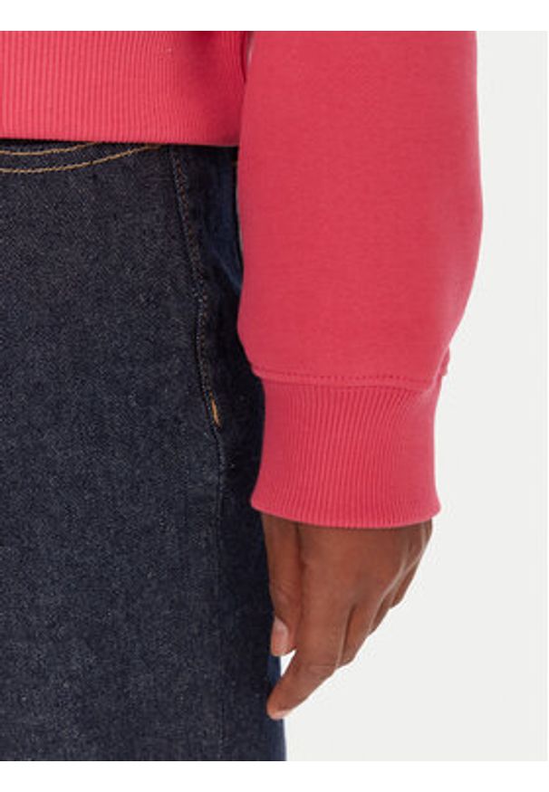 Tommy Jeans Bluza Silver Script DW0DW21961 Różowy Regular Fit. Kolor: różowy. Materiał: bawełna