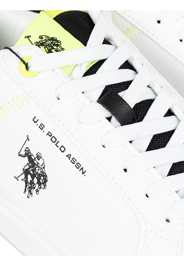 U.S. Polo Assn. Sneakersy "Rokko 001" | Rokko001 | Mężczyzna | Czarny, Biały. Kolor: wielokolorowy, biały, czarny. Materiał: skóra ekologiczna, materiał. Wzór: aplikacja