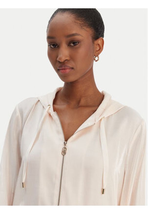 Liu Jo Sport Bluza TA6004 T322A Beżowy Regular Fit. Kolor: beżowy. Materiał: wiskoza. Styl: sportowy