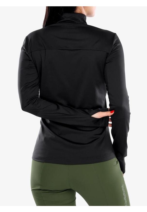 Bluza polarowa damska Vaude Livigno Halfzip II. Kolor: czarny. Materiał: polar