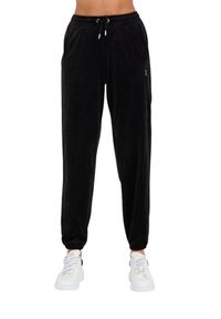 Juicy Couture - JUICY COUTURE Czarne damskie spodnie dresowe Lilian Jogger, Rozmiar XS. Kolor: czarny. Materiał: dresówka #2