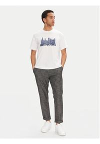 Jack & Jones - Jack&Jones T-Shirt Boston 12272981 Biały Relaxed Fit. Kolor: biały. Materiał: bawełna #5