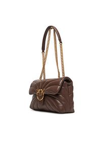 Pinko - PINKO Torebka Love Puff Classic Cl 100038 A1EX Brązowy. Kolor: brązowy. Materiał: skórzane #4