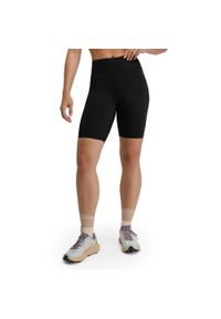 SIROKO - Damskie krótkie legginsy kolarki do biegania w terenie Trekking Siroko West Bla. Kolor: czarny. Materiał: materiał. Długość: krótkie. Sport: turystyka piesza