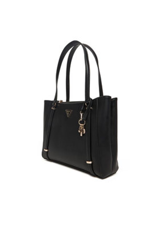 Guess Torebka Daryna II HWVG72 08230 Czarny. Kolor: czarny. Materiał: skórzane