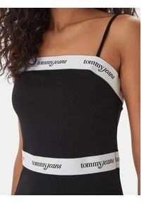 Tommy Jeans Sukienka codzienna DW0DW22337 Czarny Slim Fit. Okazja: na co dzień. Kolor: czarny. Materiał: wiskoza. Typ sukienki: proste. Styl: casual #5