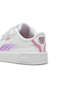 Puma - Sneakersy dziecięce Carina 2.0 Deep Dive PUMA White Blue Skies Fast Pink. Okazja: na plażę. Kolor: biały, wielokolorowy, różowy. Sezon: lato. Sport: tenis