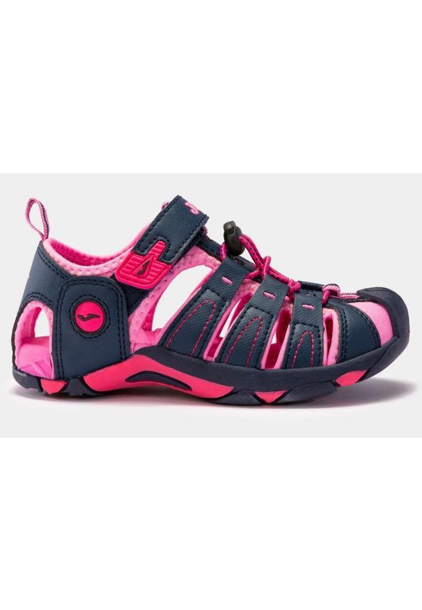 Joma S. Seven Jr Buty dla dzieci granatowe/fuksjowe rozmiar 30. Okazja: na spacer. Kolor: różowy, niebieski, wielokolorowy. Sport: turystyka piesza