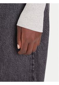 Calvin Klein Jeans Golf LV047D203G Szary Slim Fit. Typ kołnierza: golf. Kolor: szary. Materiał: bawełna #4