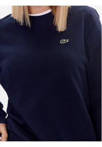 Lacoste Bluza SF9202 Granatowy Regular Fit. Kolor: niebieski. Materiał: bawełna