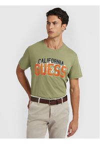 Guess T-Shirt M2BI38 K8FQ4 Zielony Regular Fit. Kolor: zielony. Materiał: bawełna #11
