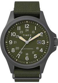Zegarek męski Timex TW2V03700 zielony. Kolor: zielony #1