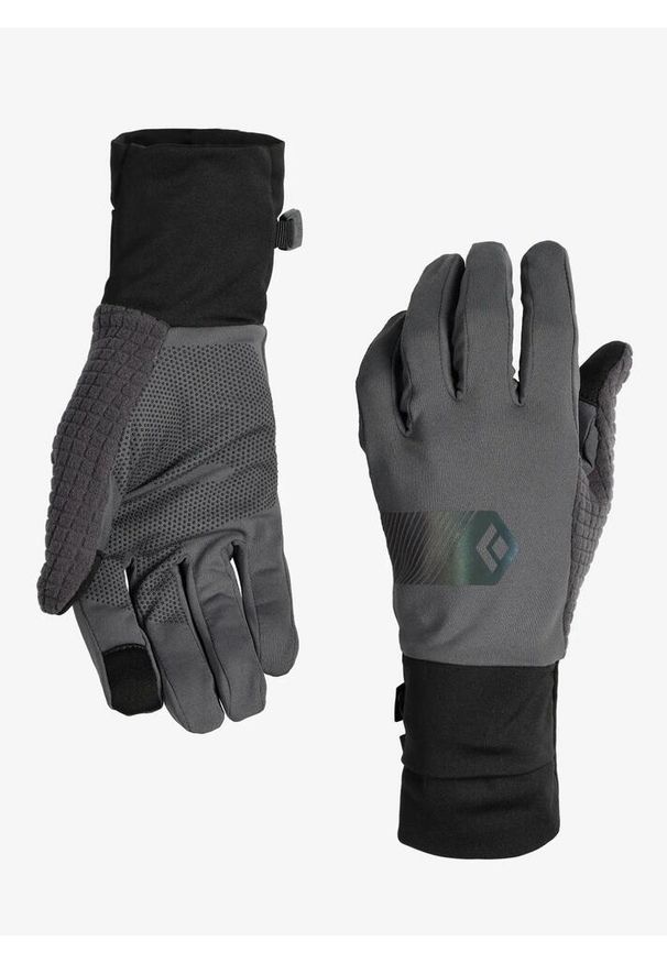 Rękawice sportowe Black Diamond Deploy Gloves pięciopalczaste. Kolor: szary. Sport: turystyka piesza