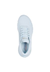 skechers - Damskie BOBS B FLEX HI FLYING HI Sneakersy Jasnoniebieski. Kolor: niebieski. Materiał: materiał