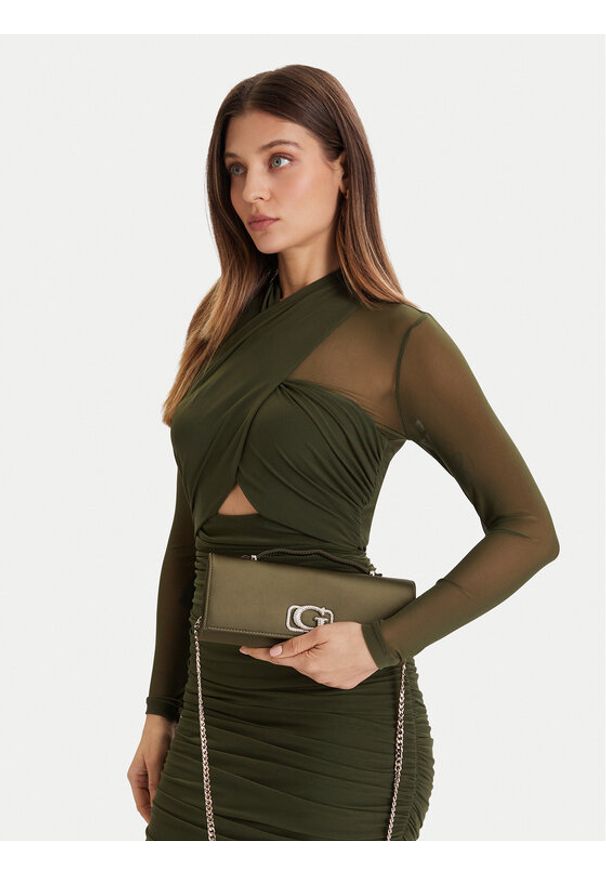 Guess Torebka Zalina Mini HWSG93 50720 Zielony. Kolor: zielony