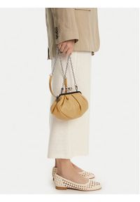 Weekend Max Mara Torebka Prati 2515511034600 Żółty. Kolor: żółty. Materiał: skórzane #4