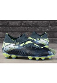 Dziecięce buty piłkarskie Puma Future Match FG/AG. Kolor: żółty, szary, wielokolorowy, zielony, biały. Sport: piłka nożna #2
