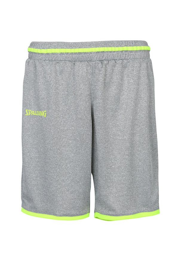SPALDING - Szorty damskie Spalding Move. Kolor: wielokolorowy, szary, żółty. Sport: koszykówka, fitness
