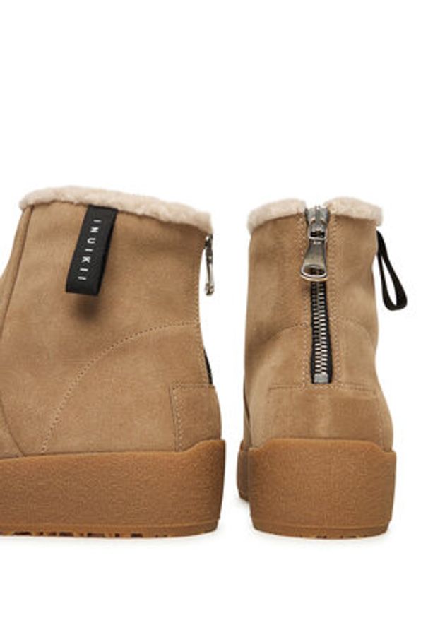 Inuikii Botki Cortina 1002.020.0011 Beżowy. Kolor: beżowy. Materiał: skóra, zamsz