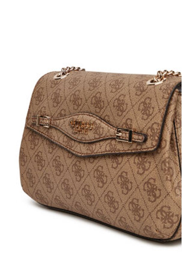 Guess Torebka Katya HWSG96 52210 Brązowy. Kolor: brązowy. Materiał: skórzane