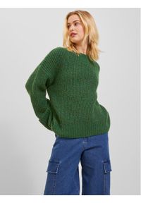JJXX Sweter 12245453 Zielony Relaxed Fit. Kolor: zielony. Materiał: syntetyk