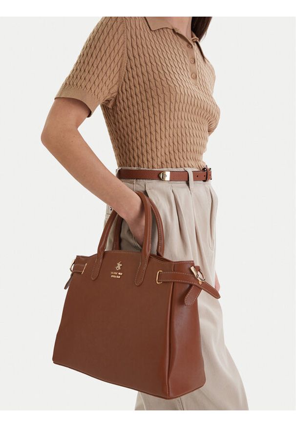 Beverly Hills Polo Club Torebka EO-BHPC-C-009-09 Brązowy. Kolor: brązowy
