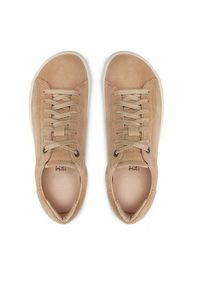 Birkenstock Sneakersy Bend 1027294 Beżowy. Kolor: beżowy. Materiał: skóra